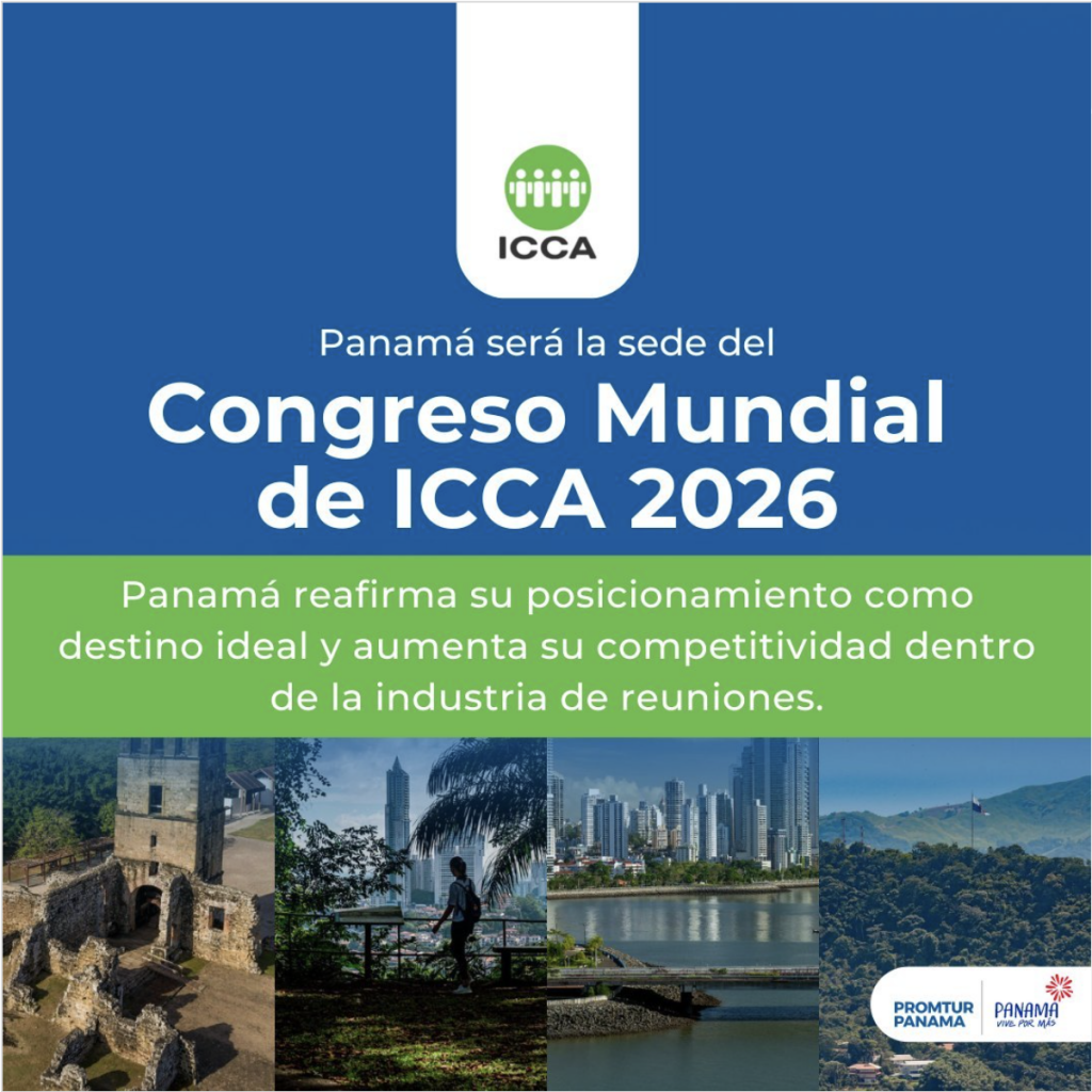 Panamá es elegida como sede del Congreso Mundial de ICCA 2026